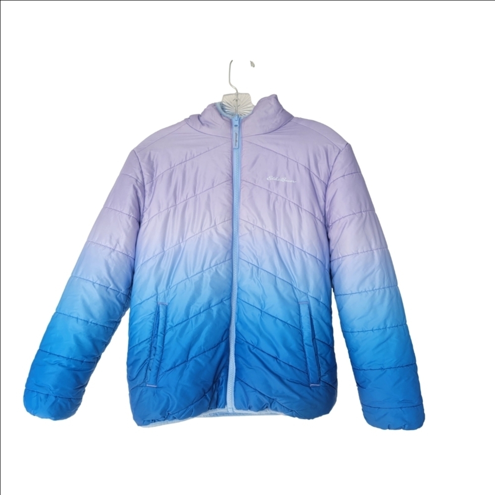Eddie Bauer Blue Puffer Jacket